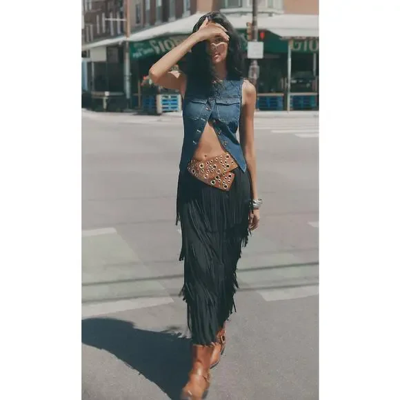 NWT Anthropologie Mare Mare Denim Vest - Small - Picture 2 of 5